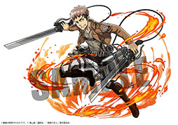 画像ギャラリー No.041のサムネイル画像 / ［TGS 2015］「パズドラ」の「進撃の巨人」コラボは9月28日から。「エレン」「リヴァイ」などコラボキャラの性能も公式生放送で明らかに