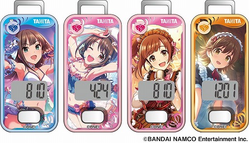 画像ギャラリー No.001のサムネイル画像 / タニタ，全アイドルから絵柄を選べる190種の歩数計「アイドルマスター シンデレラガールズモデル」を発表。9月15日9：00に予約スタート