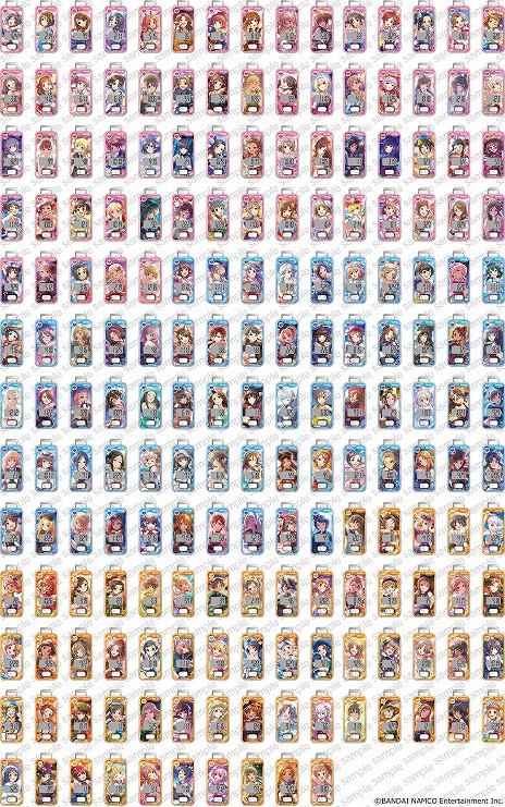 画像ギャラリー No.003のサムネイル画像 / タニタ，全アイドルから絵柄を選べる190種の歩数計「アイドルマスター シンデレラガールズモデル」を発表。9月15日9：00に予約スタート