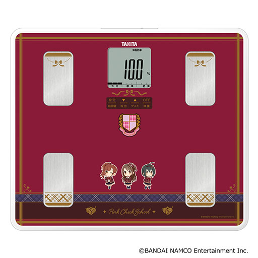 画像ギャラリー No.001のサムネイル画像 / タニタ×シンデレラガールズのコラボ第3弾「音声体組成計」の予約受付が開始。ピンクチェックスクールの3名が測定結果を読み上げてくれる