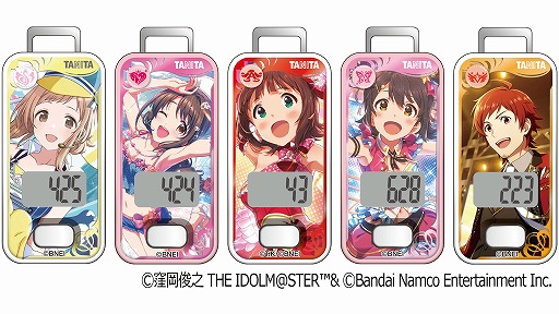画像ギャラリー No.003のサムネイル画像 / タニタ×アイドルマスター，コラボ第4弾。322人のアイドルからデザインを選べる3Dセンサー搭載歩数計の予約受付がスタート