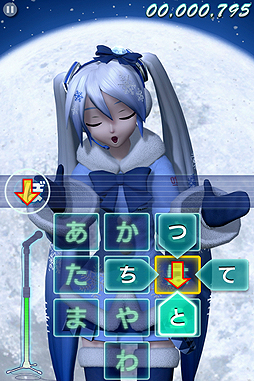 画像ギャラリー No.006のサムネイル画像 / 初音ミクでフリック入力に慣れよう。iOSアプリ「ミクフリック」が3月9日に発売。3月8日にはセガ東京ドームシティで同作体験会も