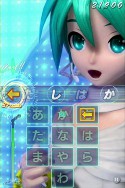 画像ギャラリー No.017のサムネイル画像 / iOS用アプリ「ミクフリック」の配信が本日スタート。表示される歌詞をフリック操作で入力して，初音ミクのライブの成功を目指せ