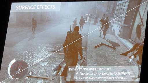 画像ギャラリー No.006のサムネイル画像 / ［GDC 2013］「アサシン クリードIII」で採用された，「PS3・Xbox 360世代でも可能なリアル」を実現する技術