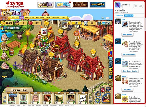 画像ギャラリー No.001のサムネイル画像 / 専用ポータルサイト「Zynga.com」,パートナー3社が公開。3月中に開始予定