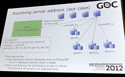 画像ギャラリー No.005のサムネイル画像 / ［GDC 2012］Mobageのサービスを支えるデータベースシステムについて，ディー・エヌ・エー松信氏が解説