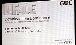 画像ギャラリー No.002のサムネイル画像 / ［GDC 2012］果たしてDLCは売れているのか。マーケットリサーチ会社によるDLC市場の実情レポート