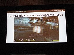 画像ギャラリー No.014のサムネイル画像 / ［GDC 2012］Valve，データベースを使ったファジーな会話システムを紹介するレクチャーを実施。シンプルな原理で，複雑な会話も可能に