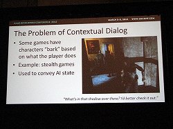 画像ギャラリー No.017のサムネイル画像 / ［GDC 2012］Valve，データベースを使ったファジーな会話システムを紹介するレクチャーを実施。シンプルな原理で，複雑な会話も可能に