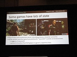 画像ギャラリー No.019のサムネイル画像 / ［GDC 2012］Valve，データベースを使ったファジーな会話システムを紹介するレクチャーを実施。シンプルな原理で，複雑な会話も可能に