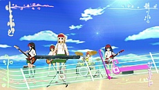 画像ギャラリー No.014のサムネイル画像 / 「けいおん！ 放課後ライブ！！ HD Ver.」，カレーのちライスなど4曲の演奏シーンを収めたスクリーンショットが公開に。各キャラの衣装にも注目