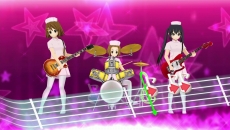 画像ギャラリー No.011のサムネイル画像 / 「けいおん！ 放課後ライブ！！ HD Ver.」，Don't say “lazy”を始めとする収録楽曲が公開。絶対領域が気になるメイド服の衣装も