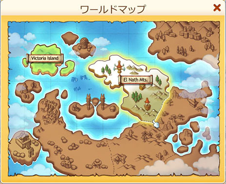 画像ギャラリー No.001のサムネイル画像 / 「メイプルストーリー騎士団」のアップデートを実施。新大陸“オシリア大陸”および新地域“エルナス山脈”が登場