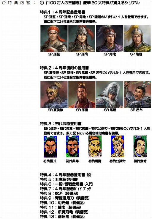 画像ギャラリー No.003のサムネイル画像 / 「100万人の三國志」，4周年を記念した30大特典付きガイドブックが発売