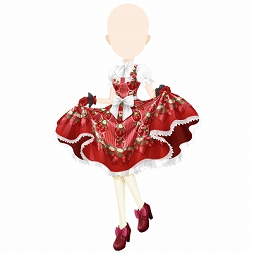 画像ギャラリー No.002のサムネイル画像 / 「ガルショ☆」が「プラチナ☆ガール」とコラボ。いちごをモチーフにしたアバター衣装などが登場