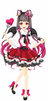 画像ギャラリー No.003のサムネイル画像 / 「プラチナ☆ガール」，小悪魔「ハローキティ」と期間限定でコラボを実施