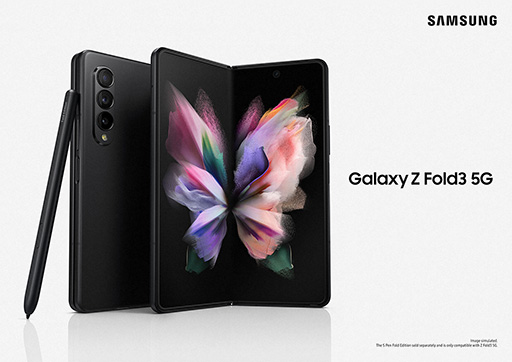 画像ギャラリー No.002のサムネイル画像 / Samsung，折りたたみ式スマホ「Galaxy Z Fold3」と「Galaxy Z Flip3」を発表。ペン入力や防水対応が見どころだ