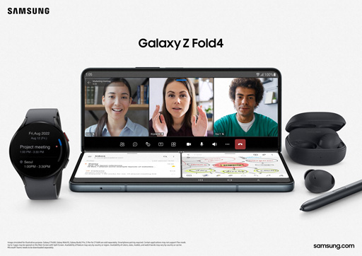 画像ギャラリー No.011のサムネイル画像 / Samsung,折りたたみ式スマホ「Galaxy Z Fold4」を発表。Android 12L搭載で大画面でも使いやすくなった