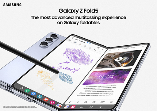 画像ギャラリー No.005のサムネイル画像 / 折りたたみ式スマートフォン「Galaxy Z Fold5」が発表に。性能が向上しつつ，より薄く軽く