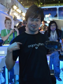 画像ギャラリー No.007のサムネイル画像 / ［E3 2012］平井武史氏が目指す「能動的なリズムゲーム」とは。「orgarhythm」を試遊して，その斬新なコンセプトについて聞いてきた