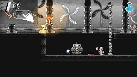 画像ギャラリー No.020のサムネイル画像 / 「Dokuro」，体験版第2弾「ステージ2」が本日配信。テケテケ動く可愛い主人公と一緒に，手強さを増す骨太ギミックに挑戦しよう