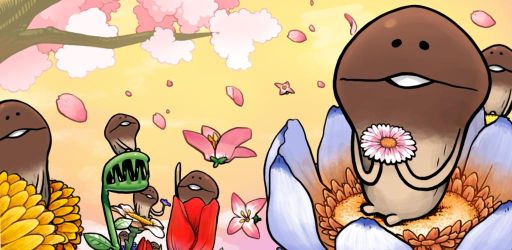 画像ギャラリー No.008のサムネイル画像 / 「おさわり探偵 なめこ栽培キット Seasons」が更新。4月のテーマは「花」