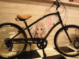 画像ギャラリー No.001のサムネイル画像 / PSP版「あの花」とコラボしたビーチクルーザーのレンタルが実施に
