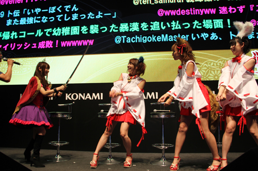 画像ギャラリー No.010のサムネイル画像 / ［TGS 2012］TVアニメ版の声優が集まった「戦国コレクション」のスペシャルステージが東京ゲームショウ会場にて開催