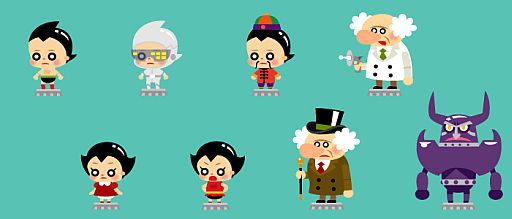 画像ギャラリー No.004のサムネイル画像 / 「鉄腕アトム」が題材の「空想科学模型遊戯 鉄盤アトム」がMobageに登場