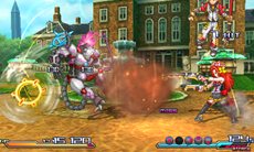 画像ギャラリー No.006のサムネイル画像 / 「プロジェクト クロスゾーン」主人公「天斎小吾郎」やヒロイン「黄龍寺美依」の情報が公開。最大5人のキャラクターが競演するバトルシステムも要チェック
