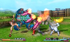 画像ギャラリー No.028のサムネイル画像 / 「プロジェクト クロスゾーン」主人公「天斎小吾郎」やヒロイン「黄龍寺美依」の情報が公開。最大5人のキャラクターが競演するバトルシステムも要チェック