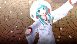 画像ギャラリー No.002のサムネイル画像 / 「初音ミク -Project DIVA f-」最新DLCは白無垢姿のミク。2月5日に配信