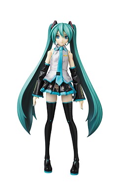 画像ギャラリー No.001のサムネイル画像 / 「REAL ACTION HEROES 初音ミク -Project DIVA- F」，2014年1月23日に発売決定。「ニコニコ超会議2」での原型展示にも注目
