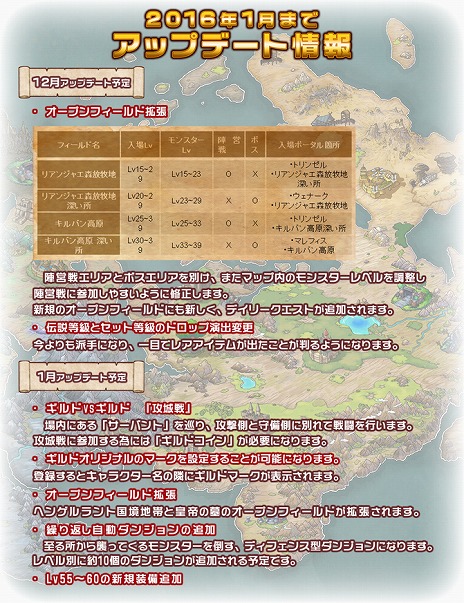 画像ギャラリー No.003のサムネイル画像 / 「ダンジョンヒーロー Complete Edition」，2016年1月までのアップデートスケジュールが公開に。新たなGvG「攻城戦」も登場だ