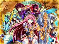 画像ギャラリー No.034のサムネイル画像 / カードゲーム「騎士の紋章 〜暗黒の要塞〜」のサービスがMobageで開始。騎士団を作り上げて悪の帝国の野望を打ち砕け