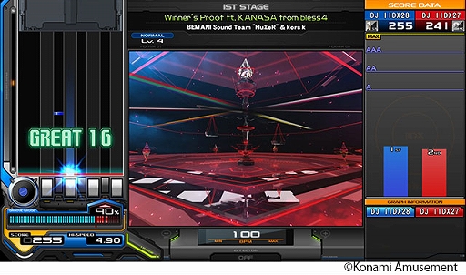 画像ギャラリー No.002のサムネイル画像 / 「beatmania IIDX LIGHTNING MODEL」に新モード“BPL BATTLEモード”が追加
