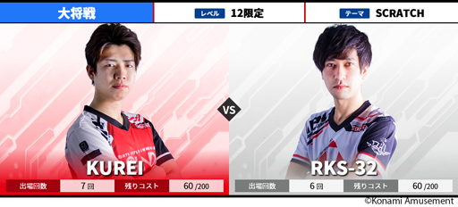 画像ギャラリー No.007のサムネイル画像 / BEMANI PRO LEAGUE 2021,セカンドステージ5,6試合の対戦カードを公開