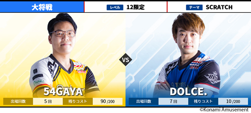 画像ギャラリー No.003のサムネイル画像 / BEMANI PRO LEAGUE 2021 セカンドステージ7,8試合の対戦カードが公開