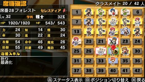 画像ギャラリー No.001のサムネイル画像 / 「新・剣と魔法と学園モノ。 刻の学園」隣り合うクラスメイトにより，さまざまなメリットが得られる「席替え」システムを紹介