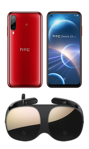 画像ギャラリー No.004のサムネイル画像 / HTC,Snapdragon 695搭載の新型スマートフォン「Desire 22 pro」を国内発売。VR HMD「VIVE Flow」とのセットモデルも用意
