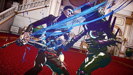 画像ギャラリー No.010のサムネイル画像 / 「KILLER IS DEAD」，モンドの強化に不可欠な処刑アクション「ファイナルジャッジメント」が明らかに。京都でヤクザと戦うエピソード「闇に消えた虎」も公開