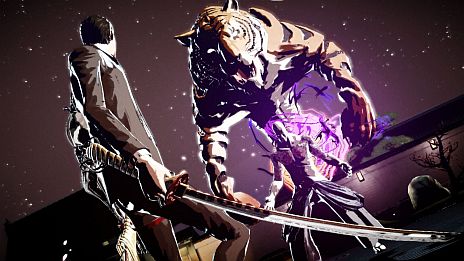 画像ギャラリー No.052のサムネイル画像 / 「KILLER IS DEAD」,モンドの強化に不可欠な処刑アクション「ファイナルジャッジメント」が明らかに。京都でヤクザと戦うエピソード「闇に消えた虎」も公開