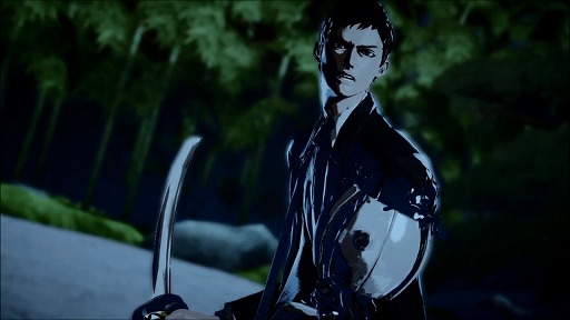 画像ギャラリー No.001のサムネイル画像 / 角川＆GhM新作「KILLER IS DEAD」は，不思議さと不気味さと不条理さが同居した世界が描かれた，遊べば遊ぶほど気持ち良くなるアクションゲームだった