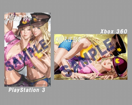 画像ギャラリー No.019のサムネイル画像 / 「KILLER IS DEAD」の店舗特典情報が公開。PC用壁紙や図書カードに，モンドガールやイメージガールの姿をあしらった仕様