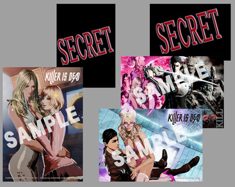 画像ギャラリー No.002のサムネイル画像 / 「KILLER IS DEAD」,メディアランドで配布される店舗特典「KID特製ブロマイドセット」の内容が明らかに