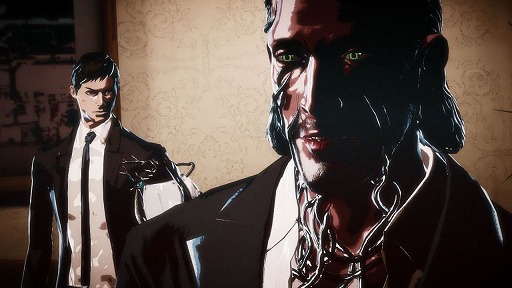 画像ギャラリー No.005のサムネイル画像 / 遊ぶほどに気持ち良さの増すアクションゲーム，「KILLER IS DEAD」で描きたかったのは，京都に潜む危険性？　エグゼクティブディレクター・須田剛一氏と，ディレクター・新 英幸氏に聞く