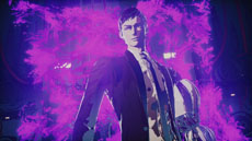 画像ギャラリー No.034のサムネイル画像 / 「KILLER IS DEAD」,モンドが繰り出す必殺技「アドレナリンバースト」や,暴走特急列車と対決するエピソード「憧れを運ぶ男」の内容を紹介