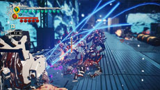 画像ギャラリー No.043のサムネイル画像 / 「KILLER IS DEAD」,モンドが繰り出す必殺技「アドレナリンバースト」や,暴走特急列車と対決するエピソード「憧れを運ぶ男」の内容を紹介