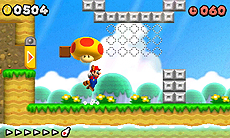 画像ギャラリー No.002のサムネイル画像 / 3DS「New スーパーマリオブラザーズ 2」,追加パック第3弾「きろくにチャレンジ! Cパック」「きけんなあしばをつきすすめ! パック」を本日配信