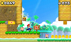 画像ギャラリー No.004のサムネイル画像 / 3DS「New スーパーマリオブラザーズ 2」,追加パック第3弾「きろくにチャレンジ! Cパック」「きけんなあしばをつきすすめ! パック」を本日配信